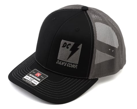 Dan's Comp Long Haul Trucker Hat (Black/Grey) (Universal Adult)